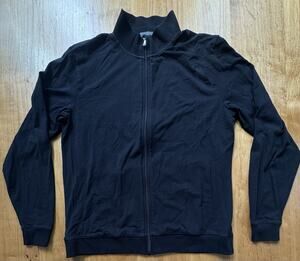 tasc Performance Jacket Men Medium Black Performance Bamboo Pockets Training